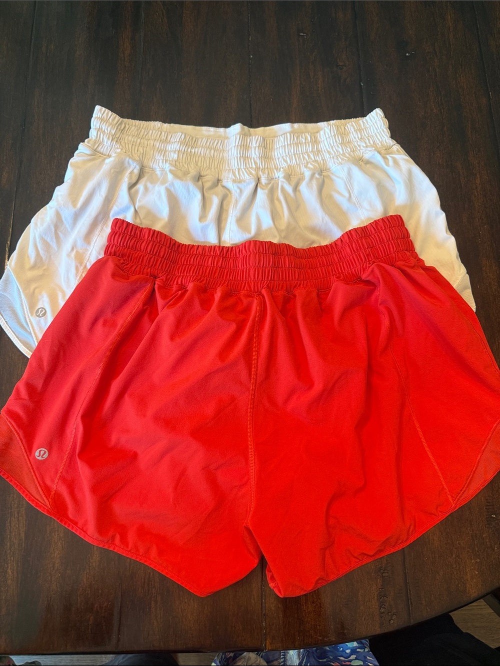 lululemon athletica Women’s Athletic Shorts - Red & White